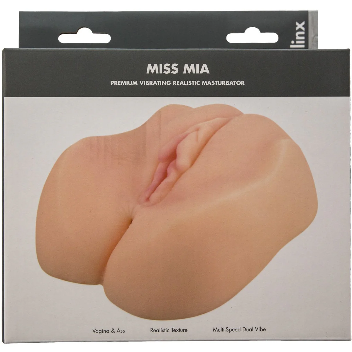 Linx Miss Mia Vibrating Male Masturbator – Ass & Vagina