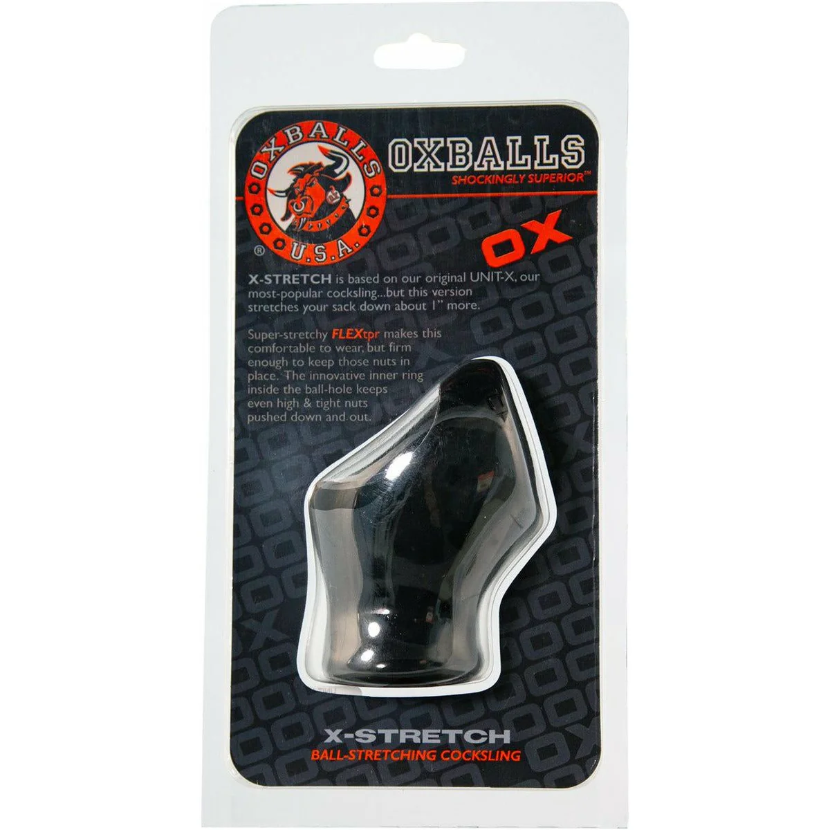 Oxballs X-Stretch Cocksling - Black