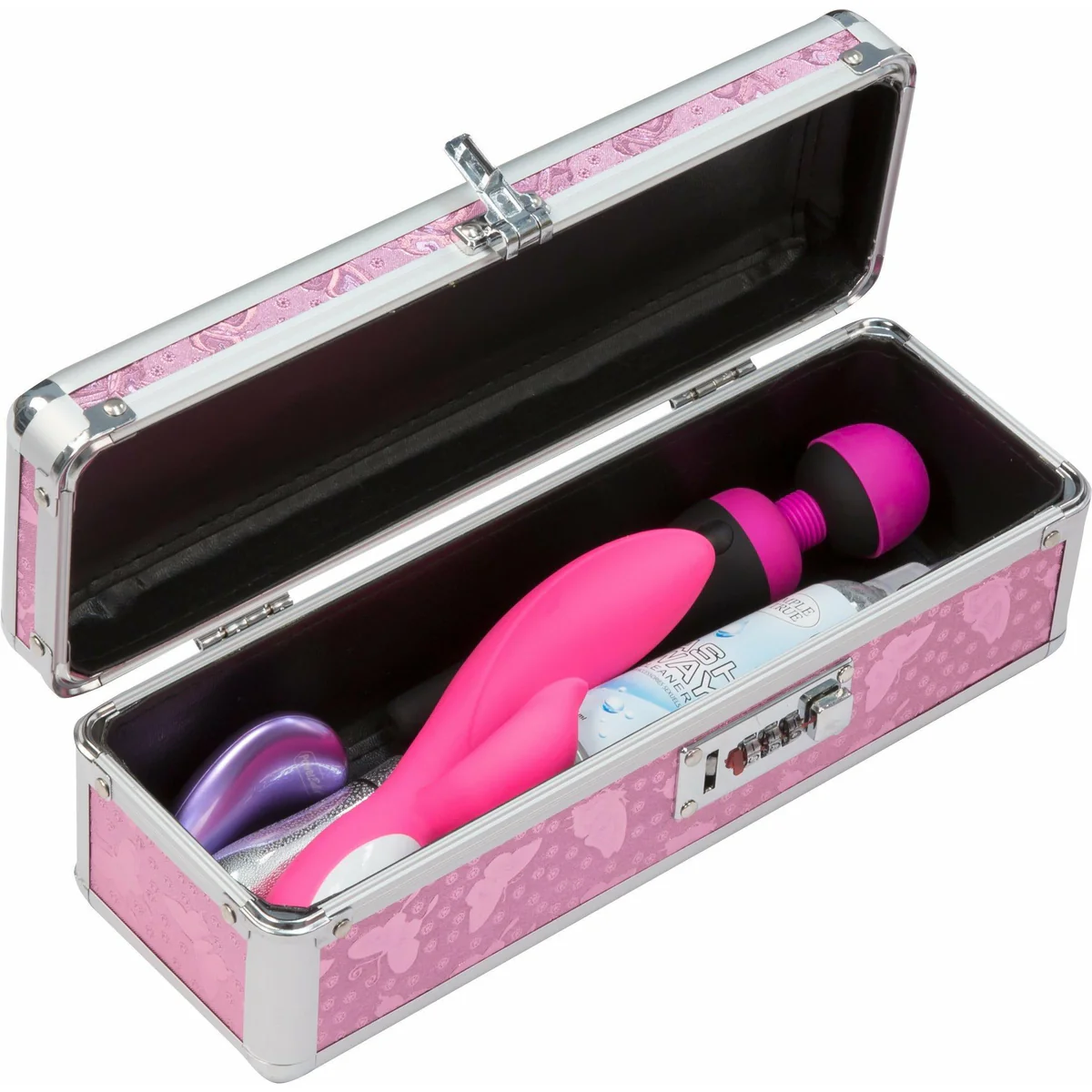PowerBullet Simple and True - Lockable Vibrator Case - Pink