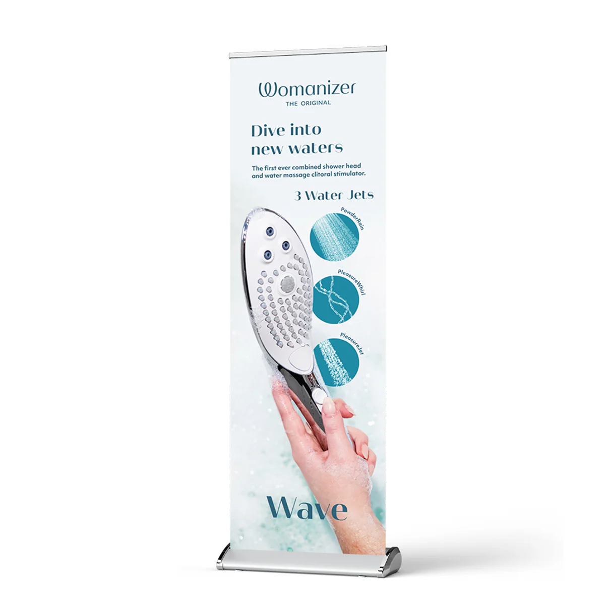 Womanizer Wave Roll-up Banner