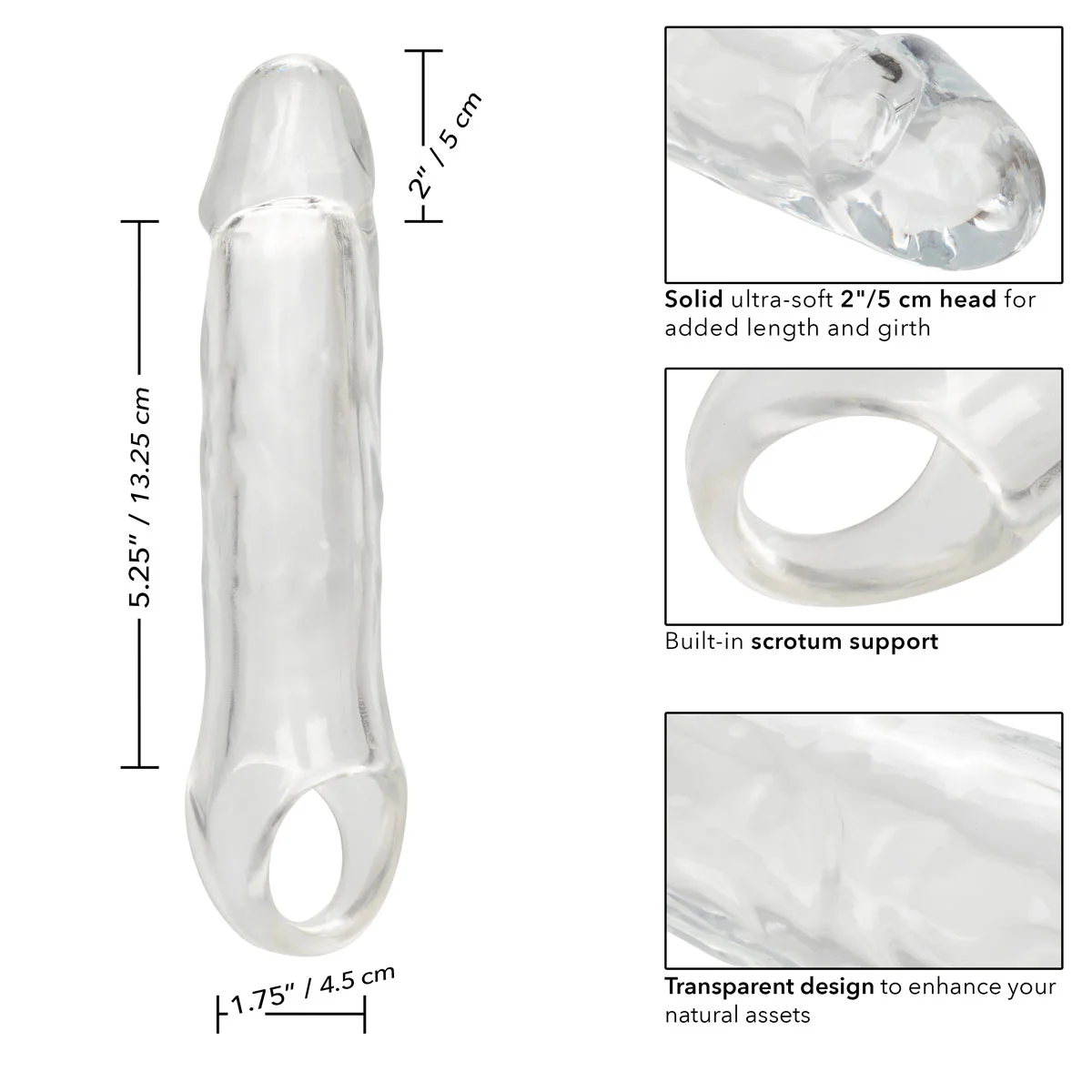 CaleXOtics – Performance Maxx – Clear Extension - 7.5”