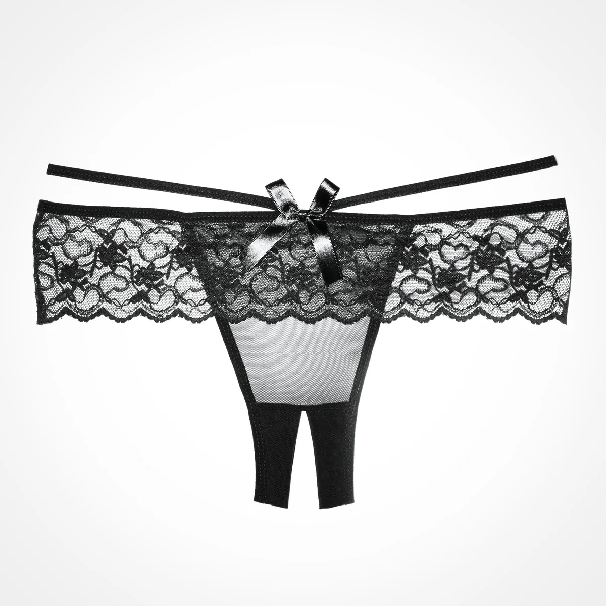 Allure Adore – Angel Panty – Black – One Size