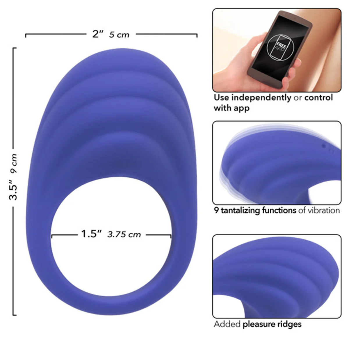 CaleXOtics Connect Couples Ring