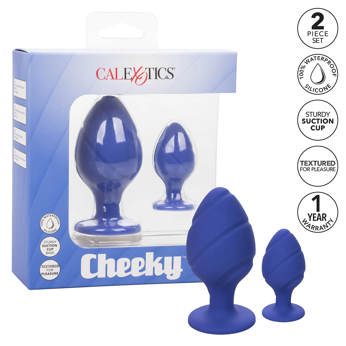 CalExotics Cheeky Butt Plugs – Purple