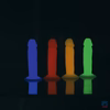Addiction - Silly Willy – Glow in the Dark -  3.3” Silicone Dildo - 12 pcs