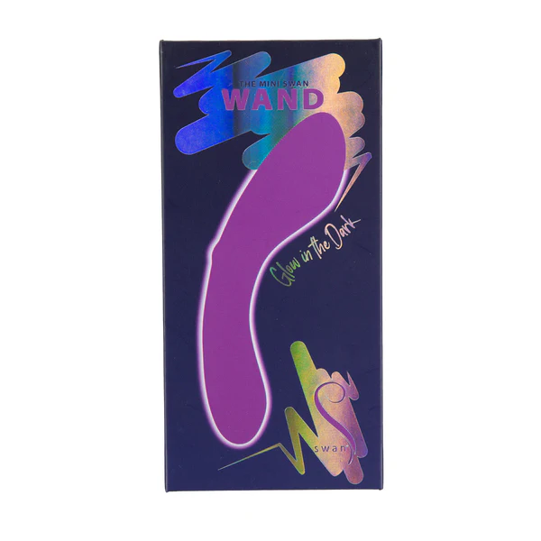 Swan® - The Mini Swan® Wand - Glow in the Dark - Purple