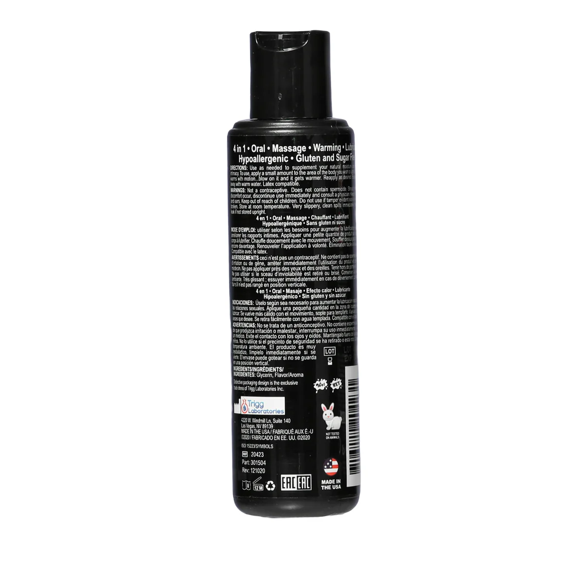 Wet Fun Flavours Lubricant - 4.1 oz - Strawberry