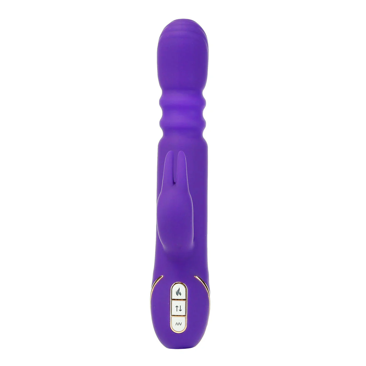 Vibe Couture® - Rabbit Ablaze Rechargeable Thrusting Vibrator – Purple