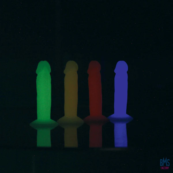 Addiction - Silly Willy – Glow in the Dark -  3.3” Silicone Dildo - 12 pcs