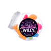 Addiction - Silly Willy – Glow in the Dark -  3.3” Silicone Dildo - 12 pcs