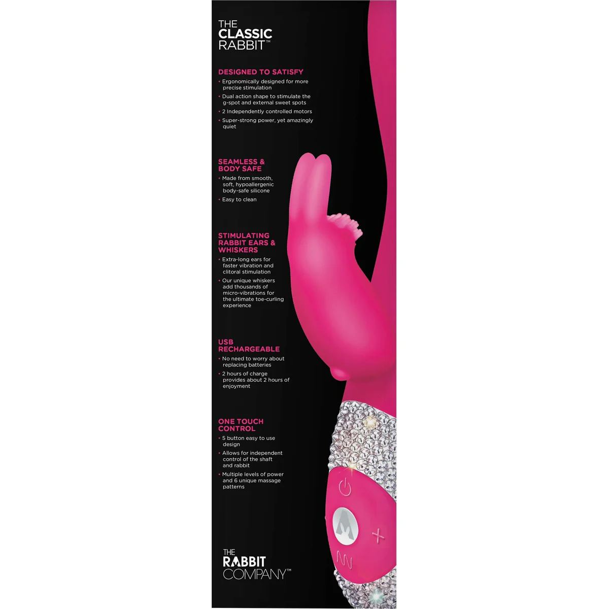 The Rabbit Company Limited Edition Crystalized Rabbit - Pink