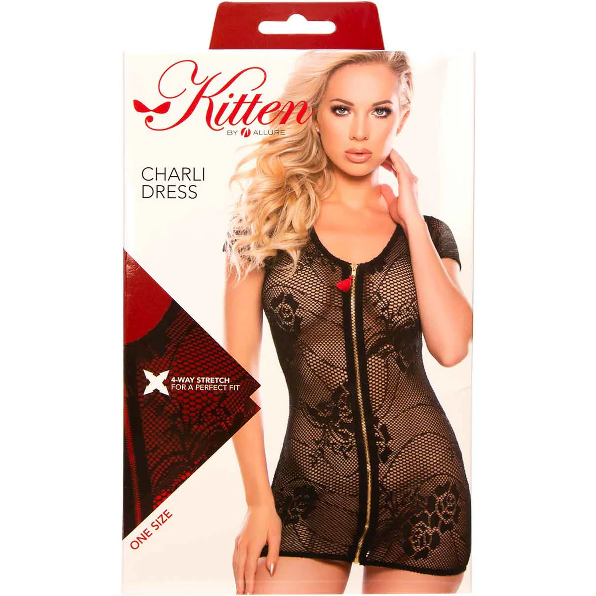 Allure Kitten - Charli Dress - One Size Fits Most - Black