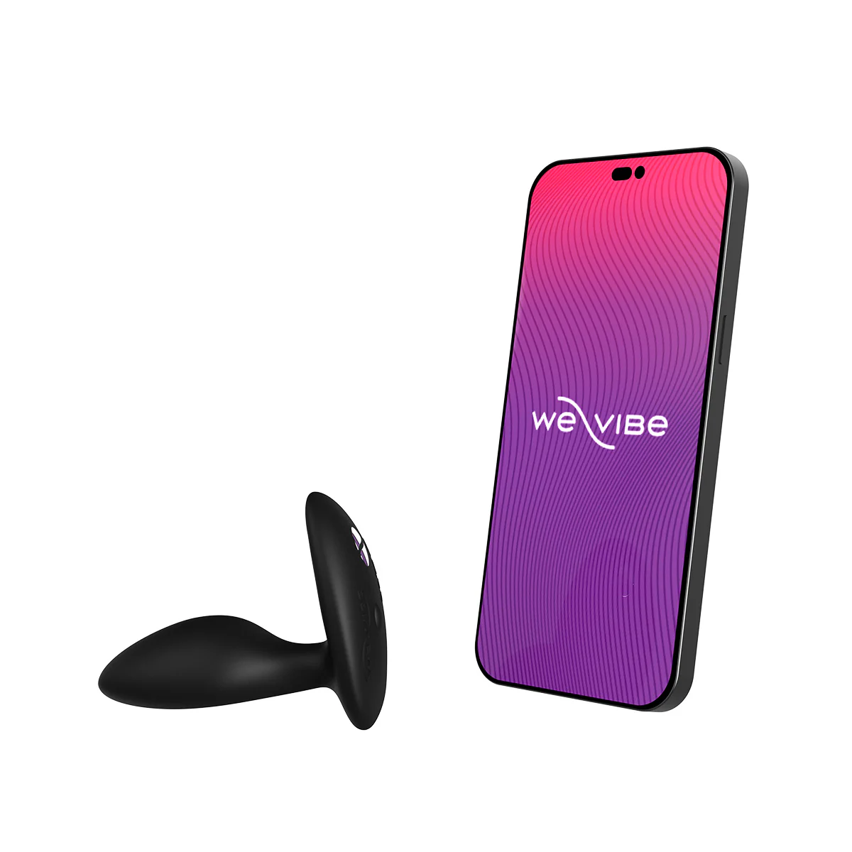 We-Vibe® - Ditto+ - Vibrating Anal Plug with Remote - Satin Black