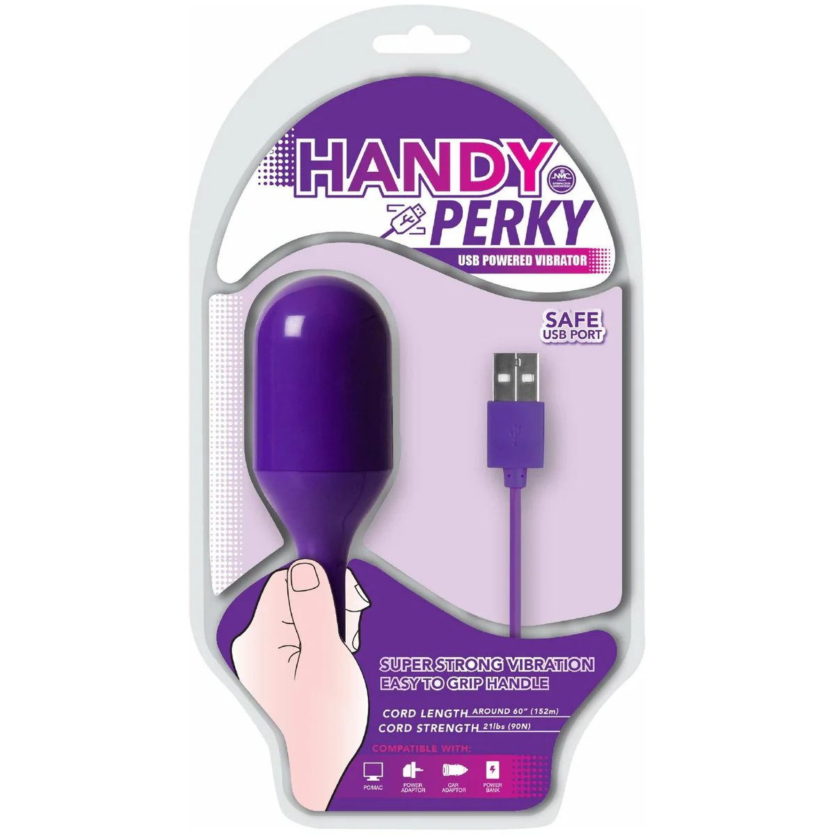 NMC Handy Perky - Bullet Vibrator - Rechargeable - Purple