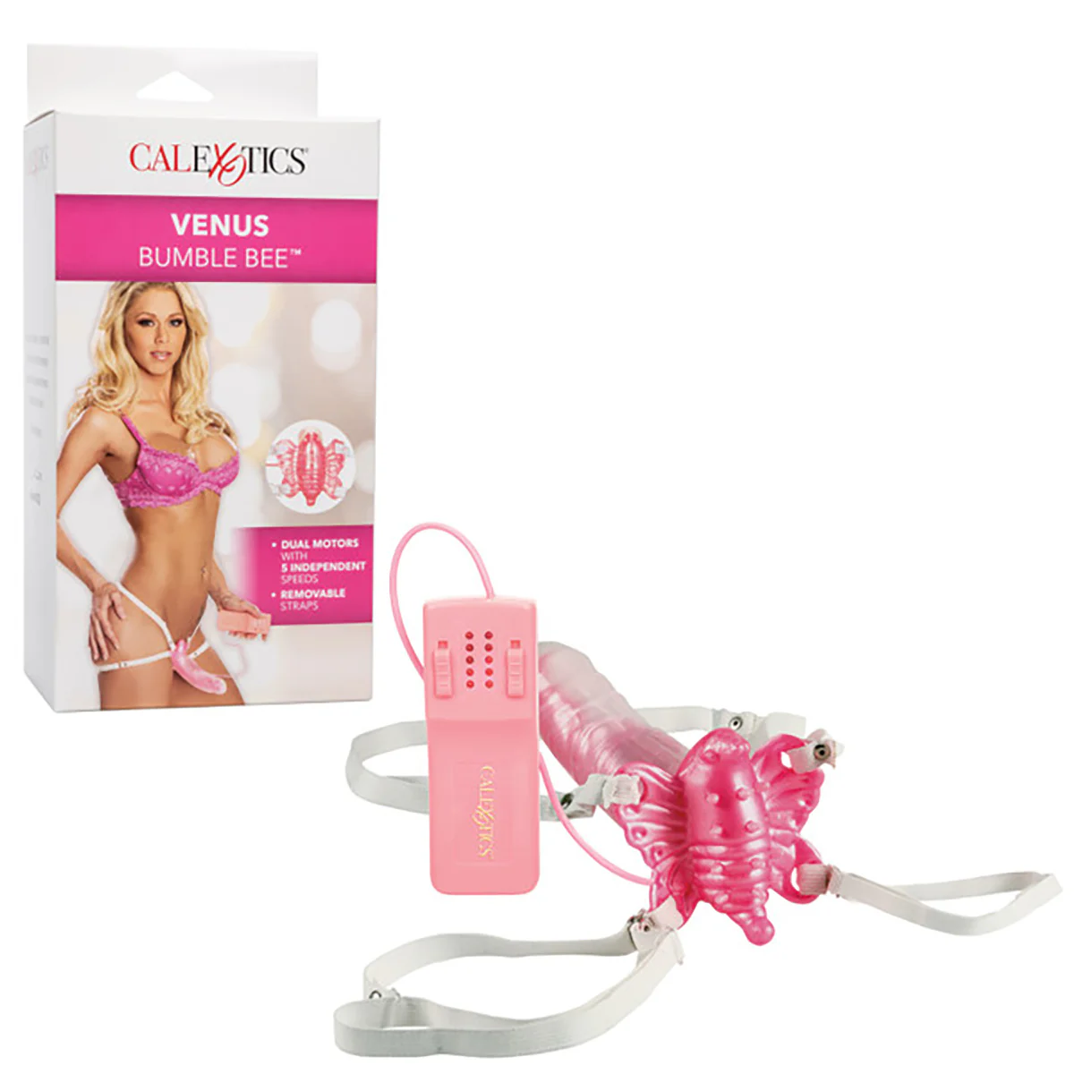 CalExotics® - Venus Bumble Bee – Venus Penis With Remote - Pink