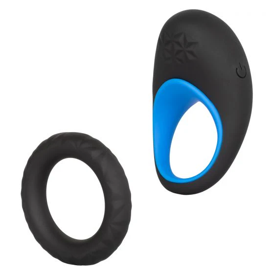 CalExotics Link Up Max Vibrating Cock Ring – Blue