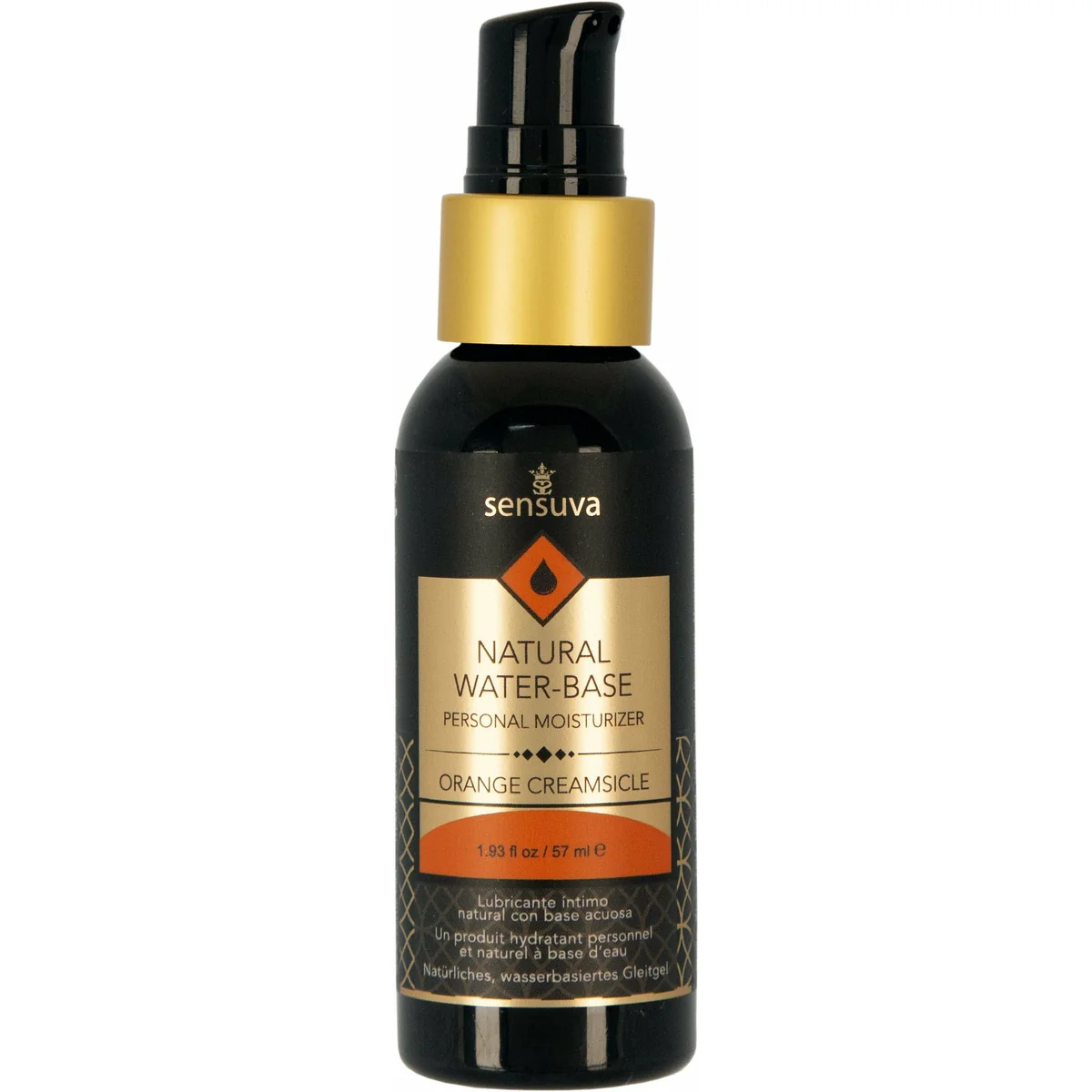 Sensuva Natural Water-Based – Flavoured Personal Moisturizer - 1.9 oz - Orange Creamsicle