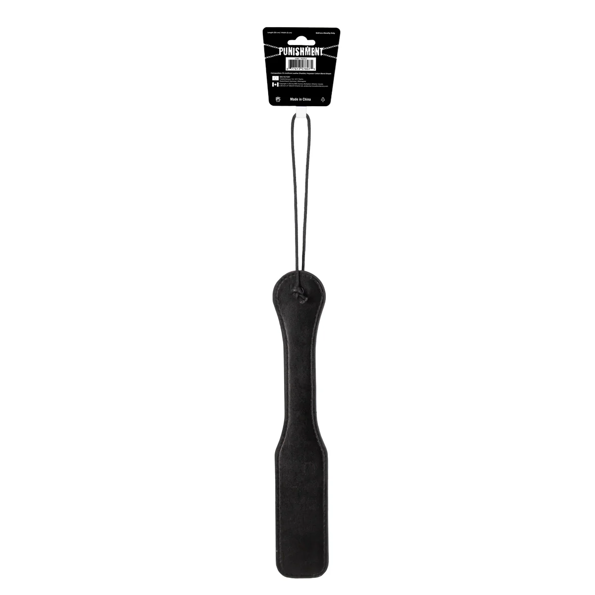 Punishment - Purple Lips Paddle – Black
