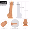 Naked Addiction 9” Thrusting Dong with Remote - Caramel - 88425