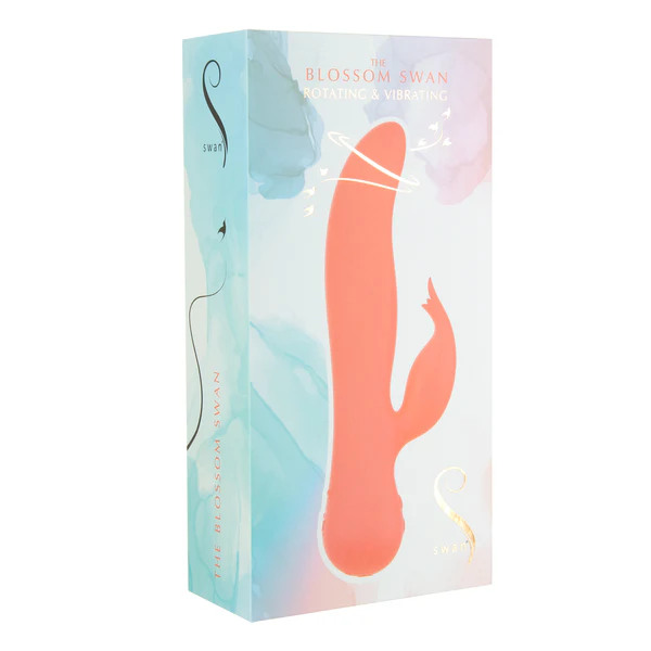 The Blossom Swan® Dual Action Vibrator - Coral