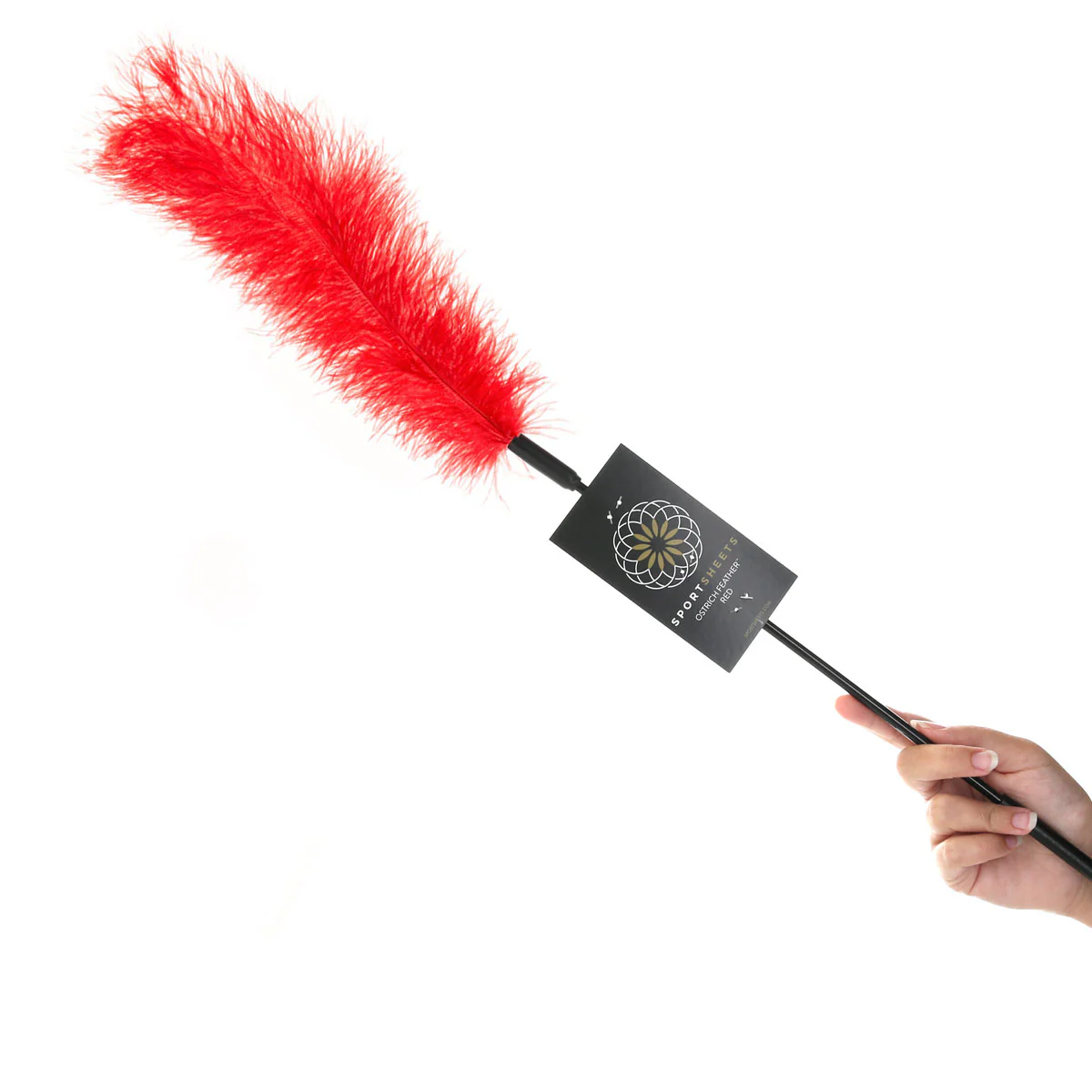 Sportsheets Ostrich Feather Tickler – Red