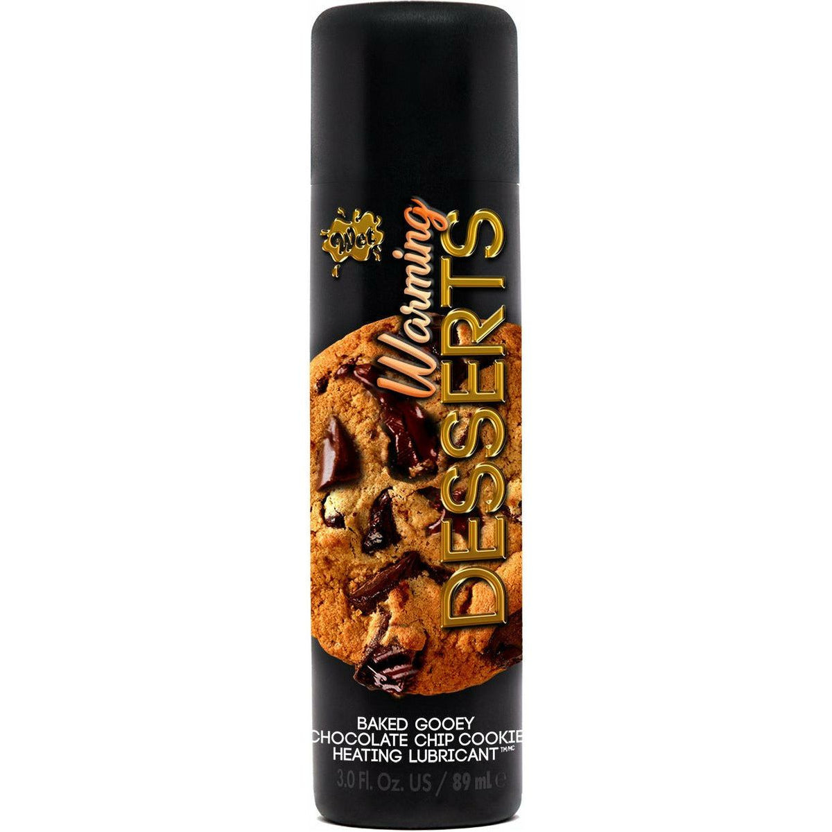 Wet Warming Desserts Lubricant – 3 oz - Chocolate Chip Cookie