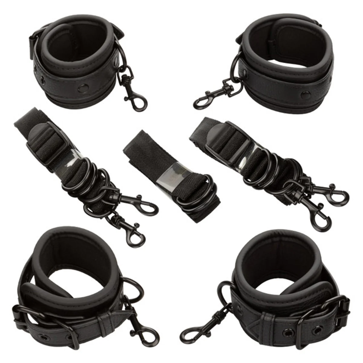 CaleXOtics Nocturnal Collection Bed Restraints - Black