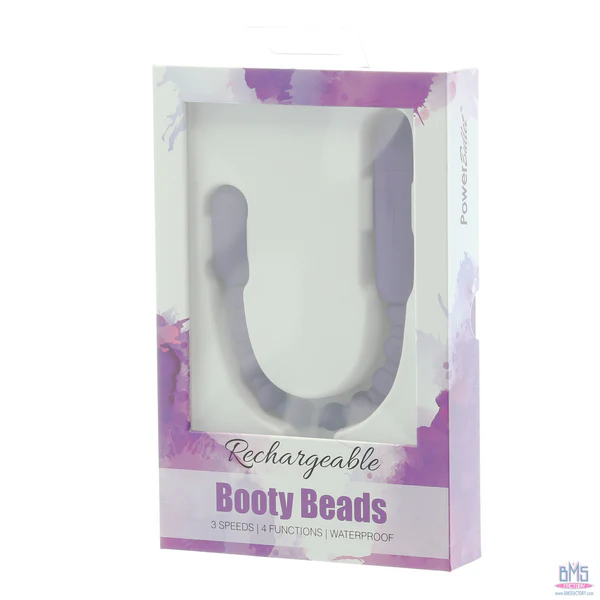 PowerBullet Rechargeable Booty Beads - Purple