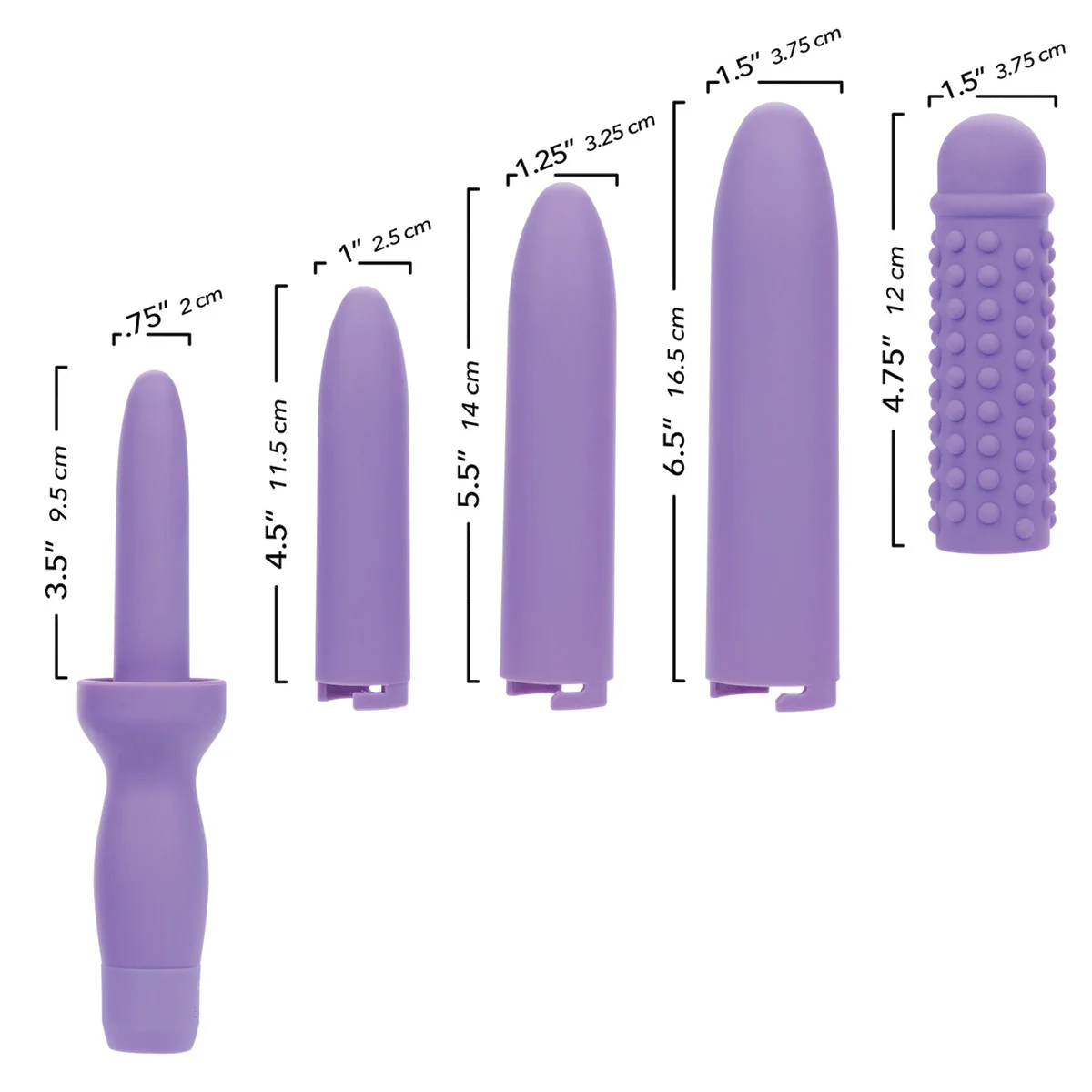 CaleXOtics – Dr Laura Berman Rechargeable Dilators Set Silicone