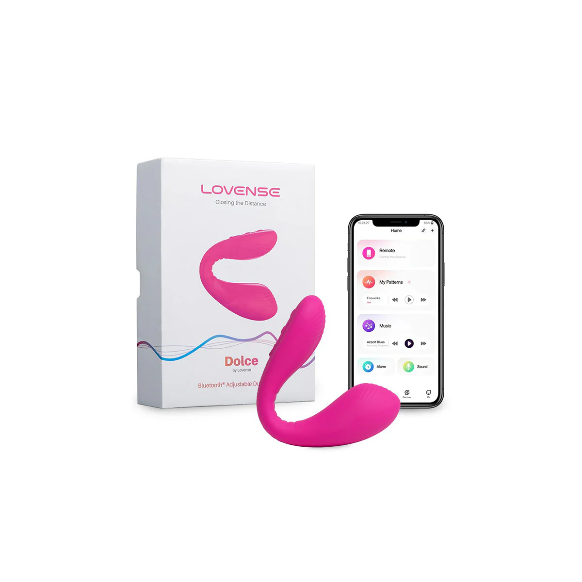 Lovense Dolce Bluetooth Adjustable Dual Vibrator