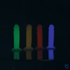 Addiction - Silly Willy – Glow in the Dark -  3.3” Silicone Dildo - 12 pcs