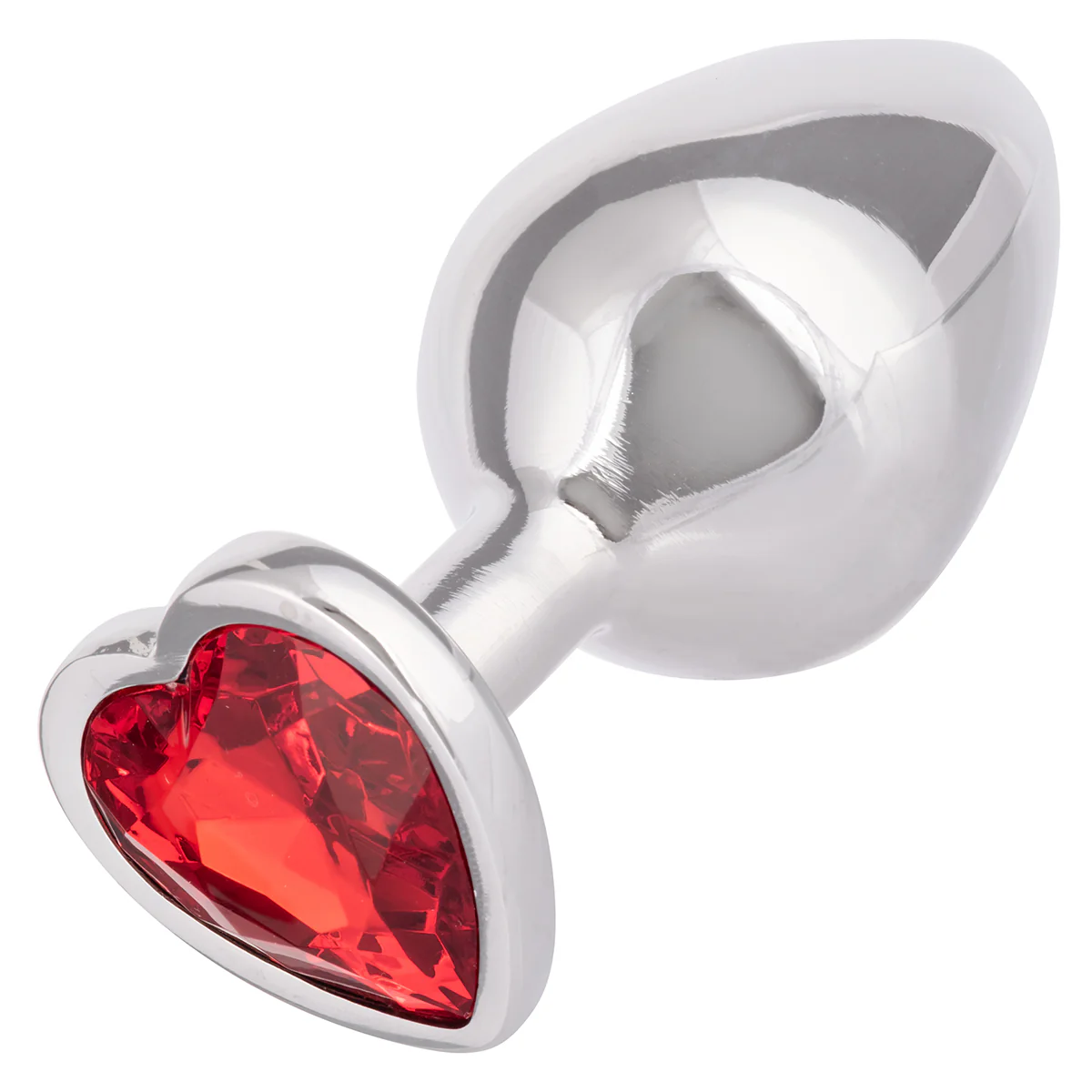 CaleXOtics Jewel Large Ruby Heart Plug - Ruby