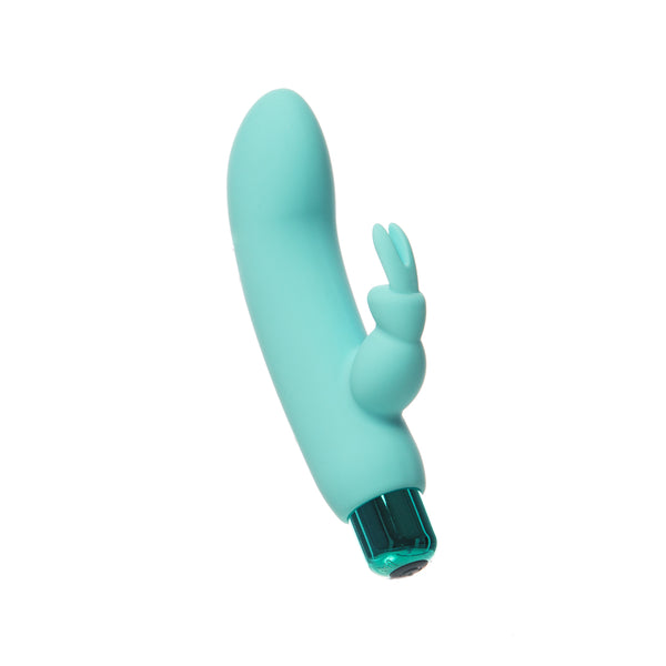 PowerBullet - Alice’s Bunny – Rechargeable Bullet with Removable Rabbit Sleeve – Teal