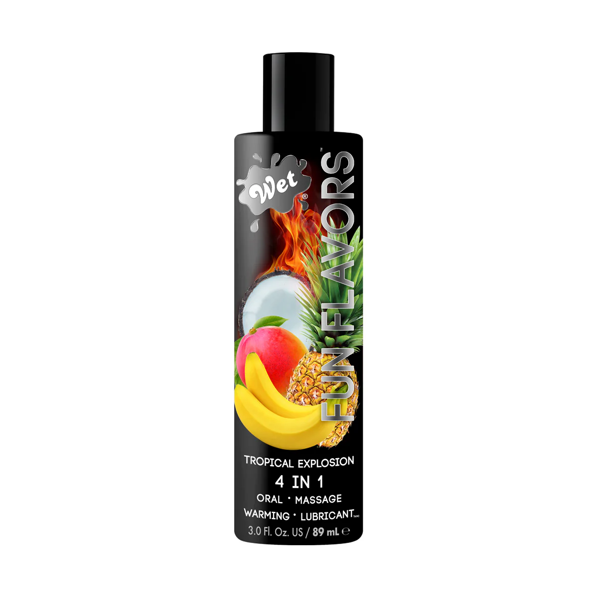 Wet Fun Flavours Lubricant - 4.1 oz - Tropical Explosion