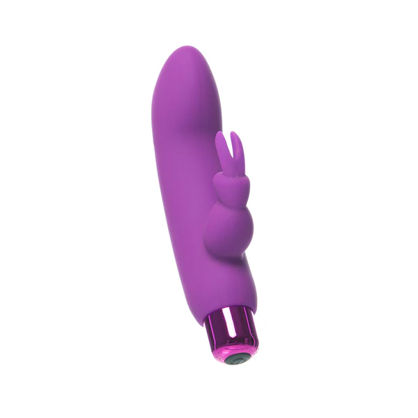 PowerBullet - Alice’s Bunny – Rechargeable Bullet with Removable Rabbit Sleeve – Purple