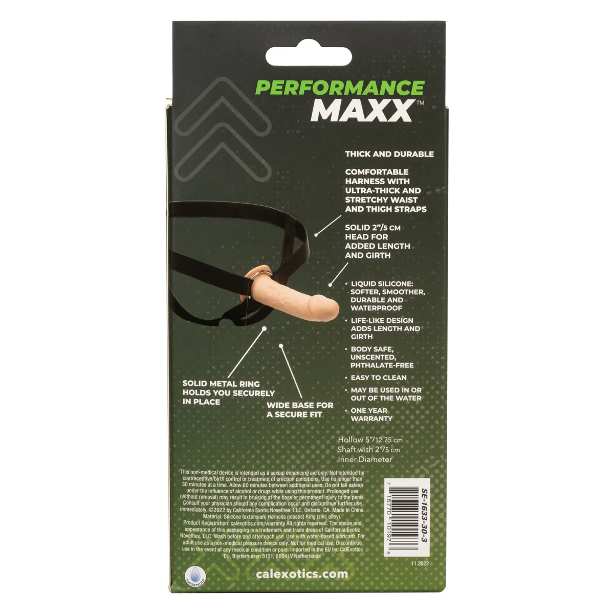 CalExotics® - Performance Maxx™ - Life-Like Penis Extension With Harness – Ivory