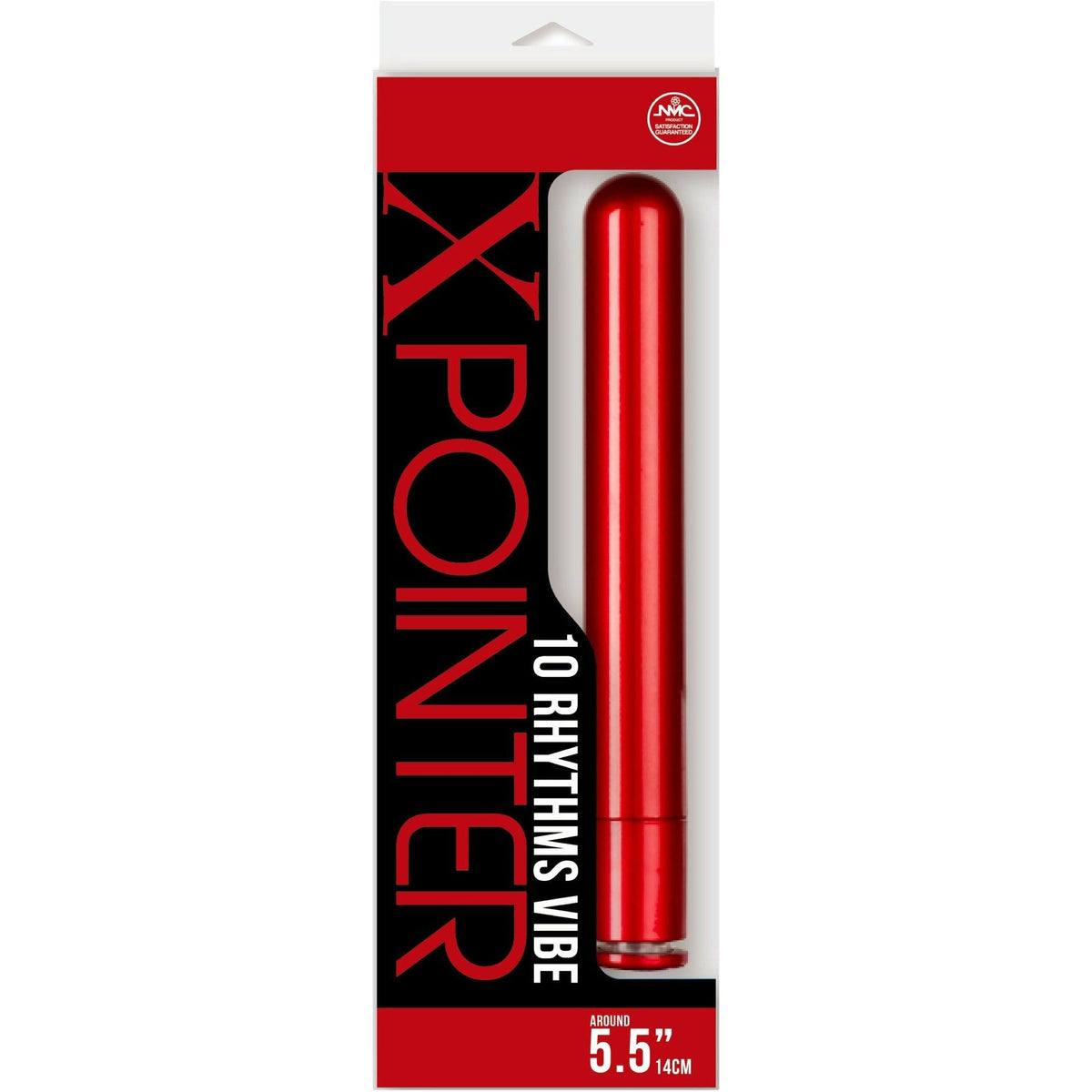 NMC X Pointer - 5.5 Inch Bullet Vibrator - Red