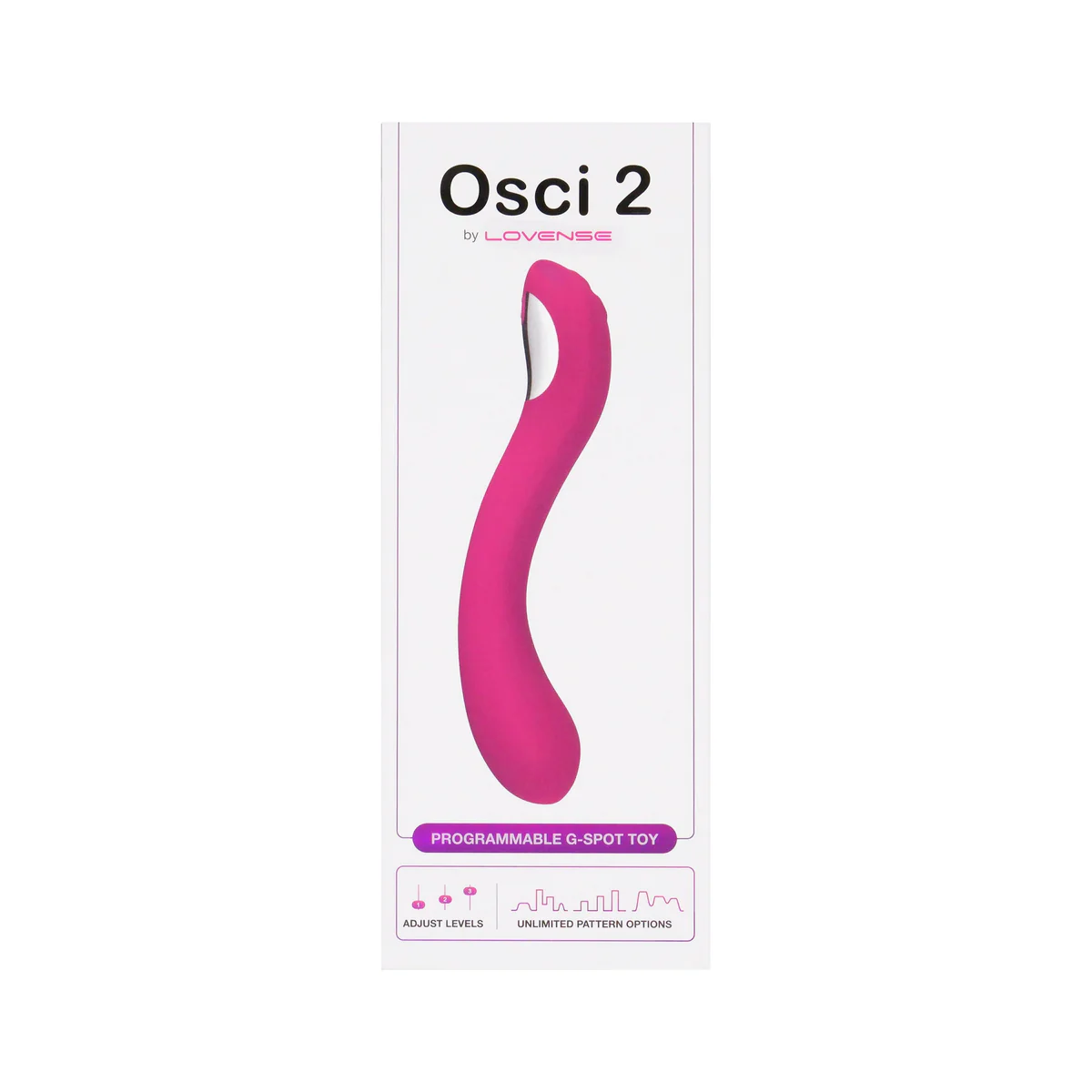 Lovense Osci 2 – Bluetooth® G-Spot Oscillation Wand - Pink