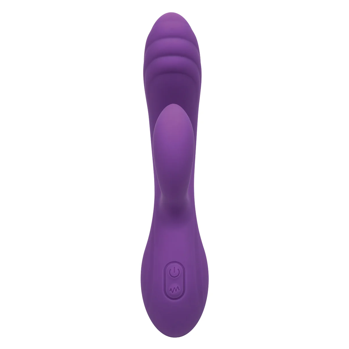 CaleXOtics – Stella – Liquid Silicone - “C” Curve Vibrator - Purple