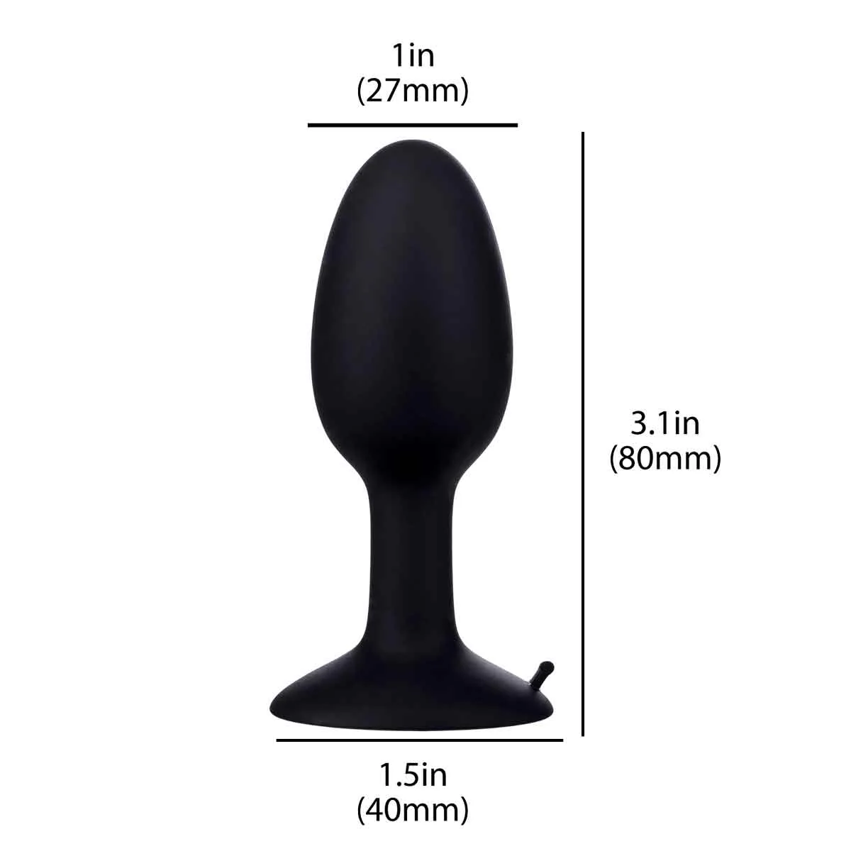 Seven Creations Roll Play Silicone Butt Plug - Small