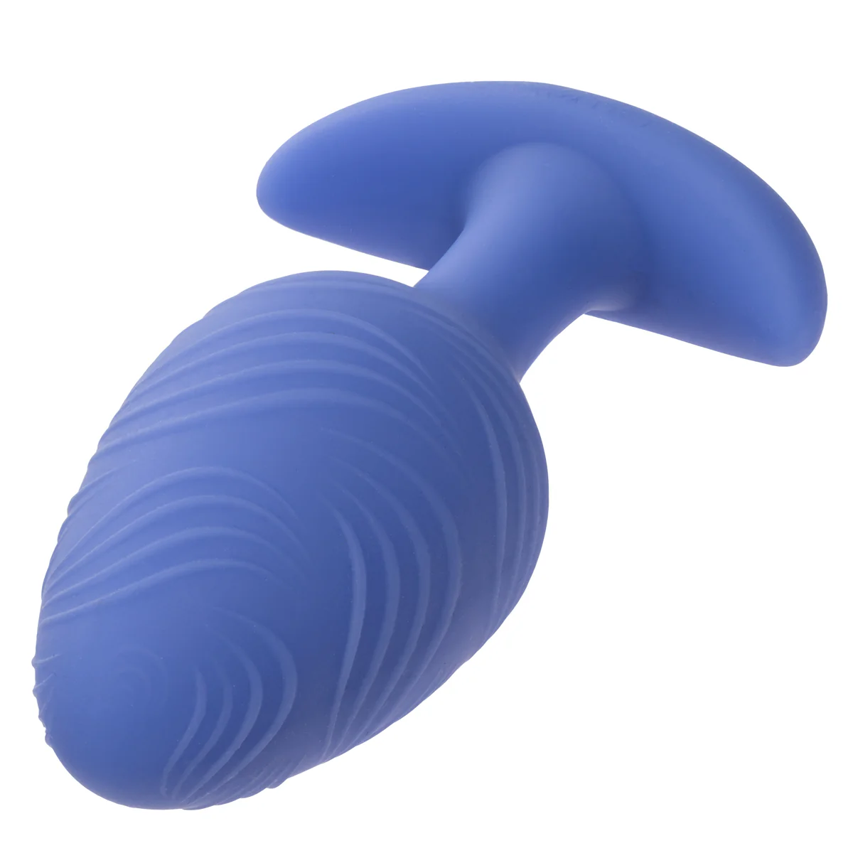 CaleXOtics Cheeky Vibrating Glow in The Dark Large Butt Plug - Blue