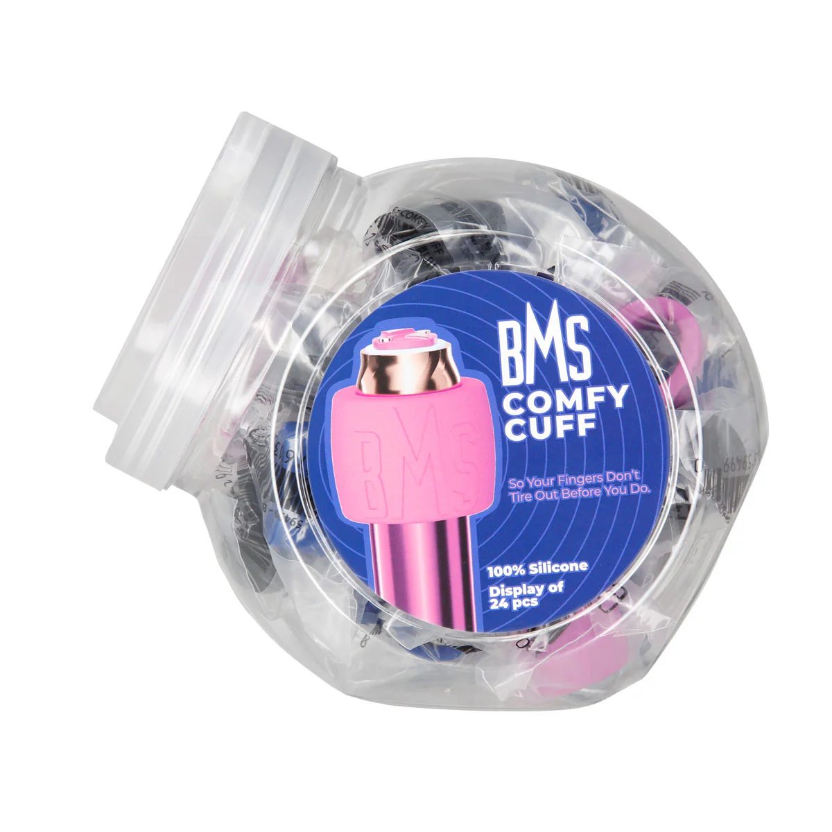 BMS Silicone Comfy Cuff Bowl – Assorted Colours – 24 pcs.
