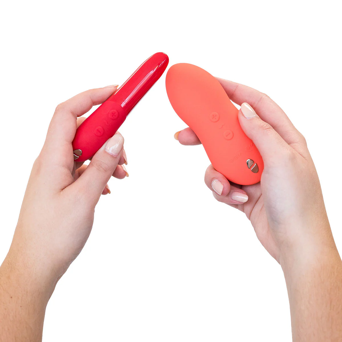 We-Vibe - Forever Favorites – Lay-On Vibrating Massager & Bullet Vibrator Special Edition Set – Red/Coral