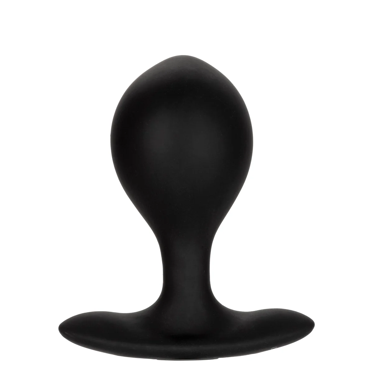 CalExotics Weighted Silicone Inflatable Plug - Black