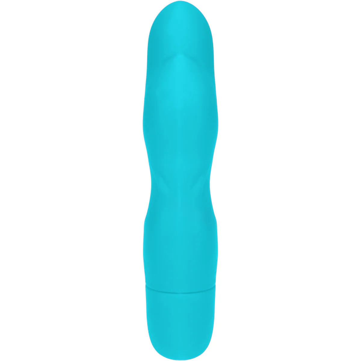 NMC First Night 5 inch Silicone 10 Function G-Spot Vibe with Ripples - Blue