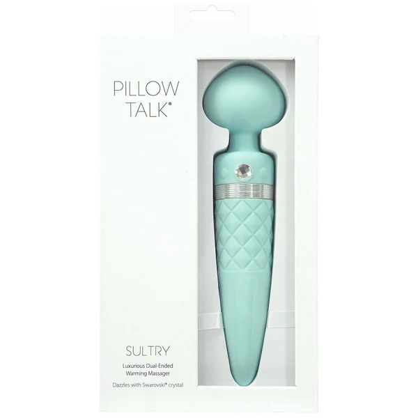 Pillow Talk Sultry - Dual-Ended Massager - Teal