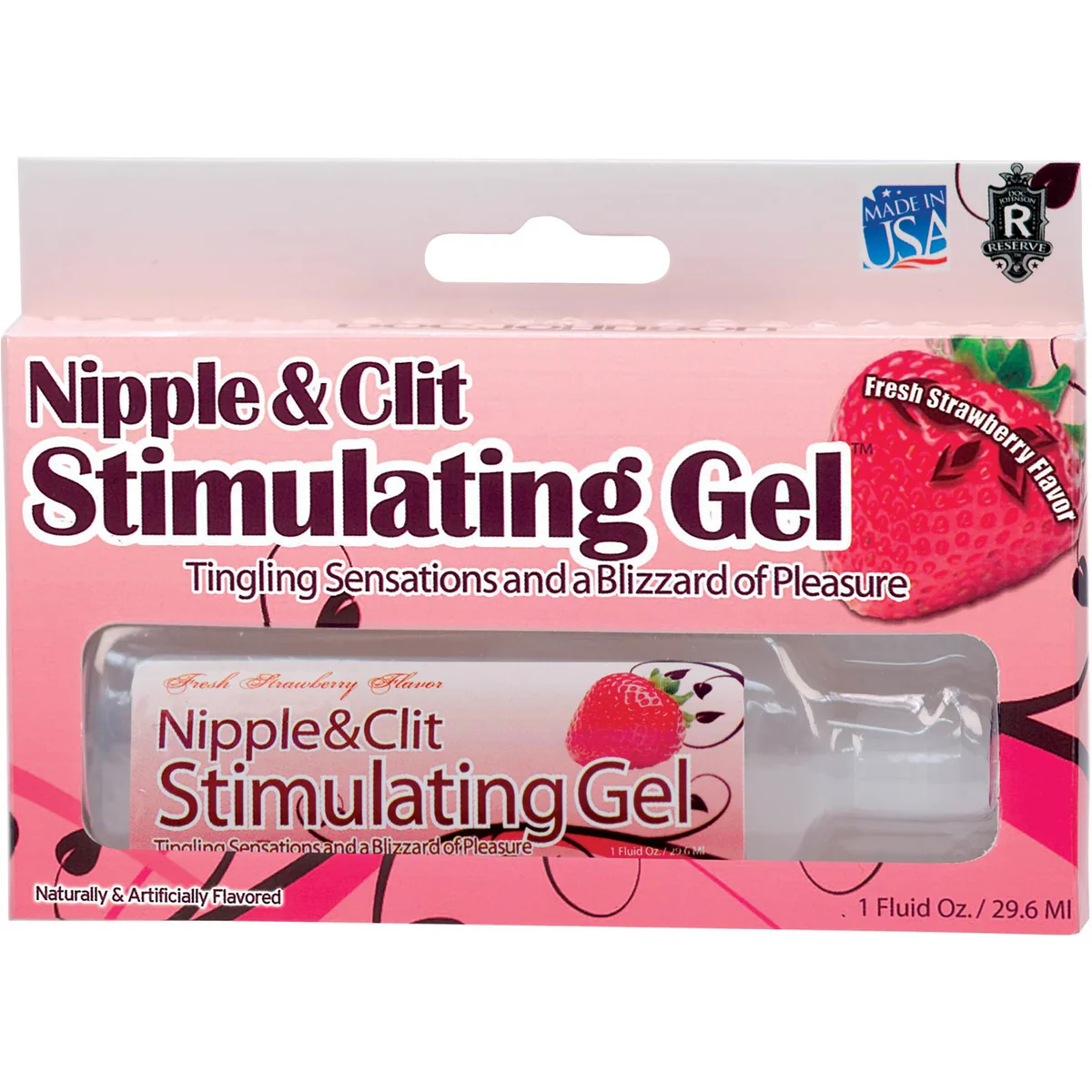 Doc Johnson Nipple & Clit Stimulating Gel - Strawberry
