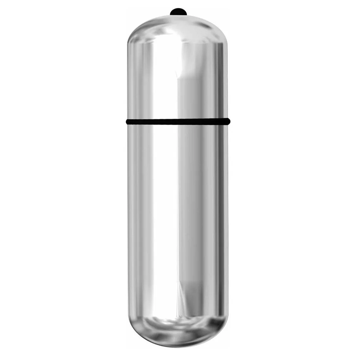 Power Bullet 3-Speed 6-inch Bullet Vibrator - Battery Operated - Silver