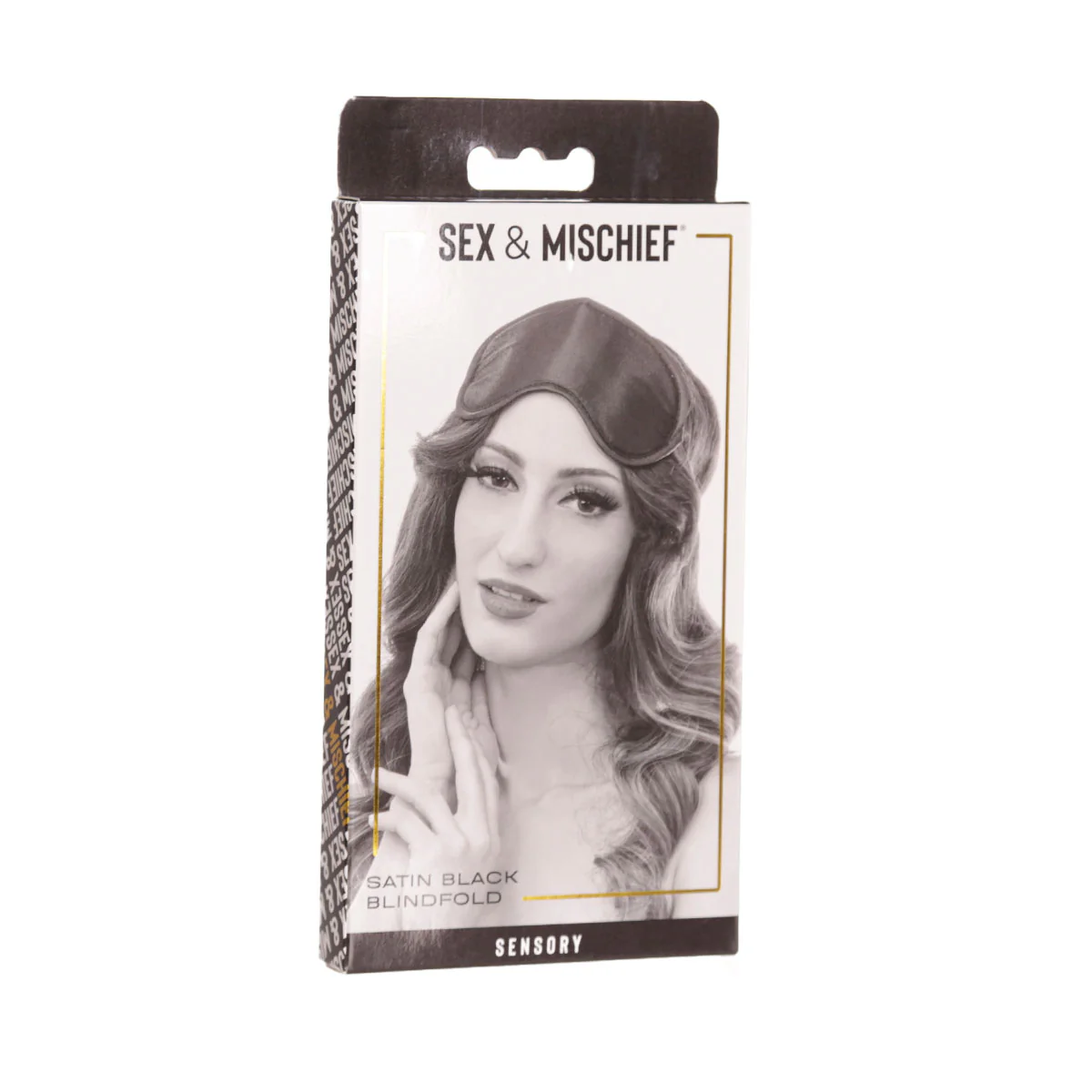 Sportsheets Sex & Mischief - Satin Blindfold - Black