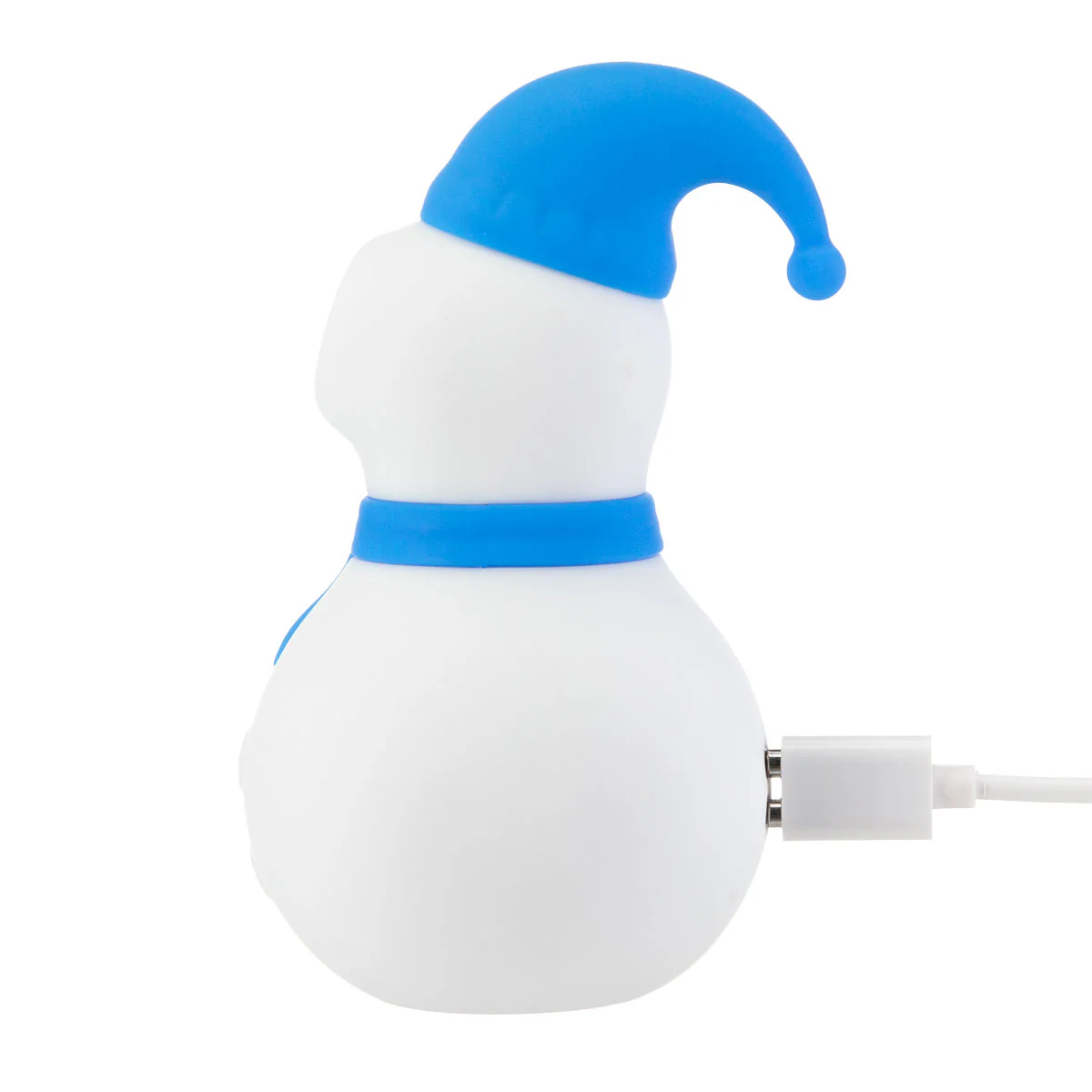 BMS Enterprises – Snowy Kiss – Clitoral Stimulator – Snowman (Blue & White)